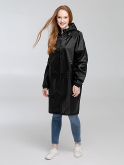 Изображение №4 | Дождевик с карманами «Плащ, плащ», черный, размер S