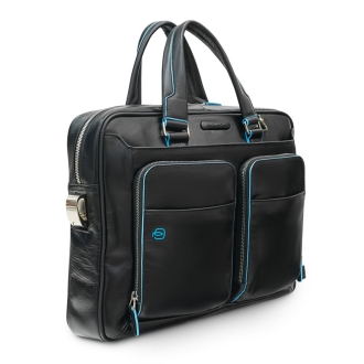 Изображение №1 | Сумка с отделением для ноутбука Piquadro Blue Square, черная