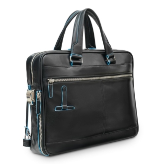 Изображение №4 | Сумка с отделением для ноутбука Piquadro Blue Square, черная