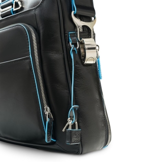 Изображение №8 | Сумка с отделением для ноутбука Piquadro Blue Square, черная