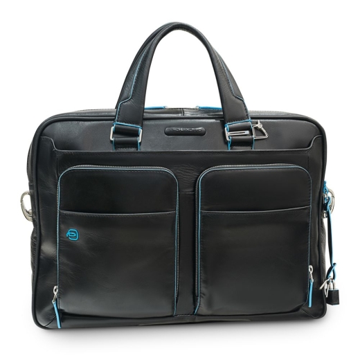 Изображение №2 | Сумка с отделением для ноутбука Piquadro Blue Square, черная