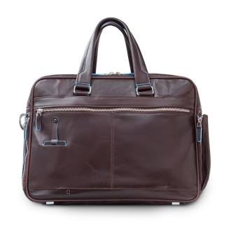 Изображение №3 | Сумка мужская для ноутбука Piquadro Blue Square, коричневая
