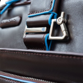 Изображение №6 | Сумка мужская для ноутбука Piquadro Blue Square, коричневая