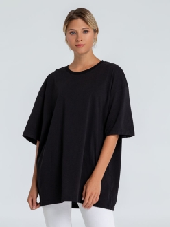 Изображение №4 | Футболка оверсайз «Внутренний Рим», черная, размер XS/S