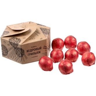 Изображение №1 | Конфеты «Мягкий кедровый грильяж» с клюквой