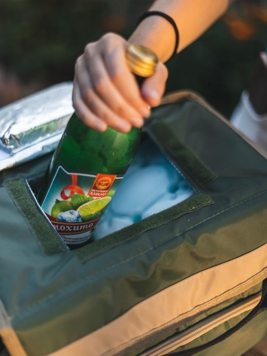 Изображение №4 | Термосумка с люком «Арктика», M, зеленая