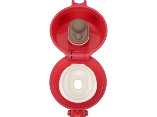 Изображение №5 | Вакуумная термокружка «Хот» (серый/красный)