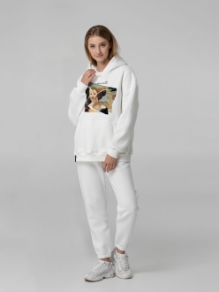 Изображение №1 | Худи You Are Beautiful, молочно-белое, размер XL/XXL