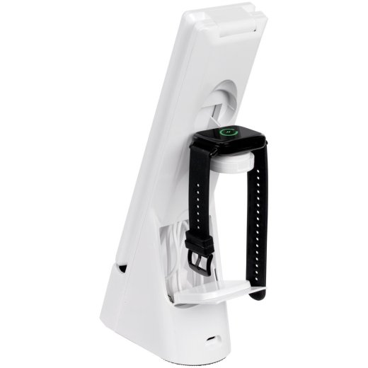 Изображение №9 | Лампа с беспроводной зарядкой смартфона и часов Powerack, белая