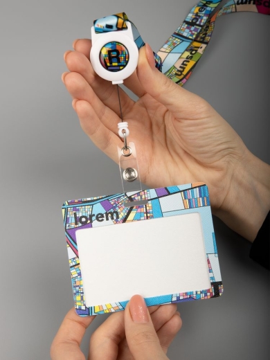 Изображение №5 | Карман для пропуска Saff Plus на заказ, горизонтальный