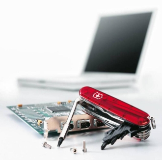 Изображение №2 | Офицерский нож CyberTool L, прозрачный красный