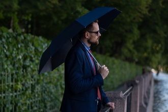 Изображение №5 | Зонт складной Comfort, черный