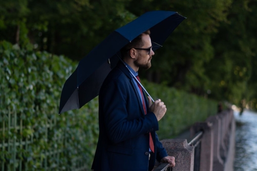 Изображение №5 | Зонт складной Comfort, черный