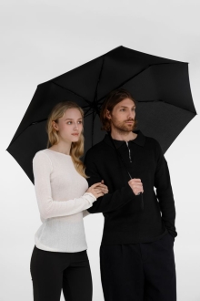 Изображение №8 | Зонт складной Fiber, черный