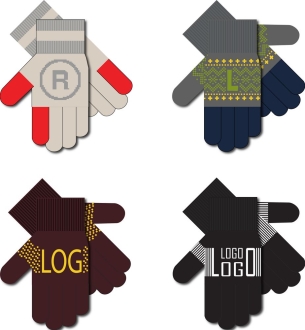 Изображение №1 | Перчатки вязаные Guanti на заказ, акрил, размер S/M