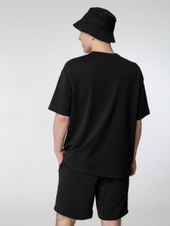 Изображение №5 | Футболка оверсайз мужская Boxy Men, черная, размер S