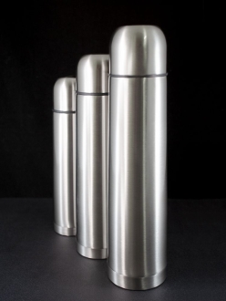Изображение №6 | Термос Plain 750, серебристый