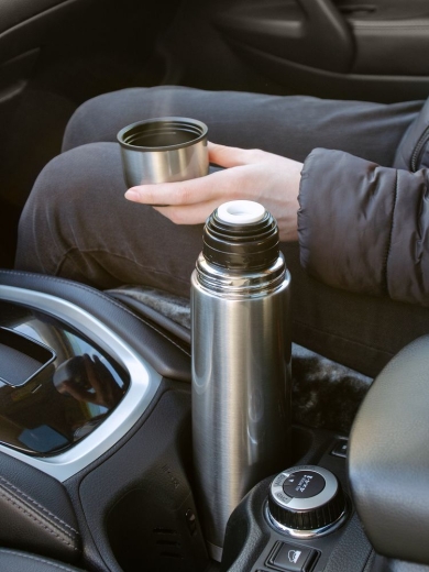 Изображение №8 | Термос Plain 750, серебристый