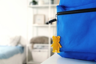 Изображение №2 | Пешеходный светоотражатель «Мишка», белый