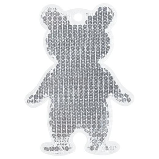 Изображение №1 | Пешеходный светоотражатель «Мишка», белый