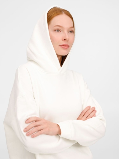 Изображение №8 | Худи оверсайз унисекс Tolla, молочное, размер XS/S