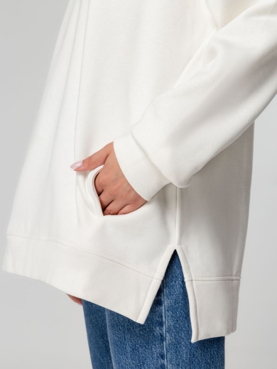 Изображение №10 | Худи оверсайз унисекс Tolla, молочное, размер XS/S