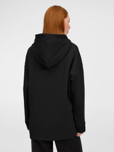 Изображение №9 | Худи оверсайз унисекс Tolla, черное, размер M/L