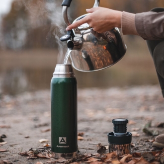 Изображение №5 | Термос «Арктика 900» с ситечком, зеленый