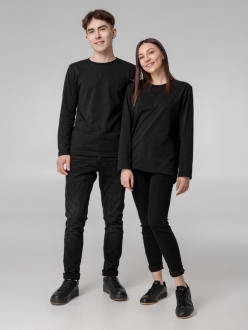 Изображение №12 | Футболка с длинным рукавом Lehta, черная, размер S