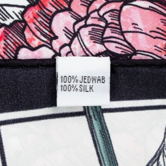 Изображение №4 | Платок шелковый Delicate, пионы