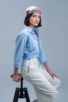 Изображение №7 | Платок шелковый Delicate, пионы