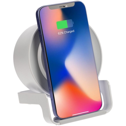 Изображение №6 | Лампа с колонкой и беспроводной зарядкой moonLight, белая