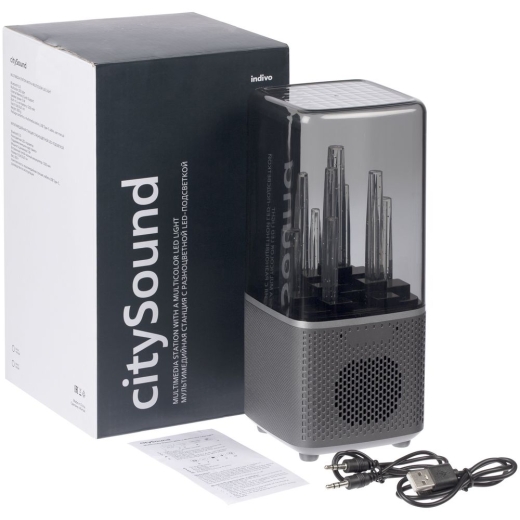 Изображение №14 | Беспроводная колонка с подсветкой citySound, черная