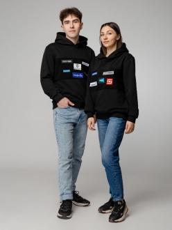 Изображение №16 | Худи унисекс Patch Catcher, черное, размер S