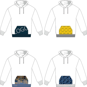 Изображение №1 | Вязаный карман-кенгуру на заказ Paosy