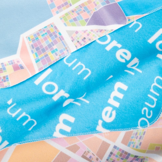 Изображение №9 | Флисовый плед Feltro Color Plus с печатью на заказ, S