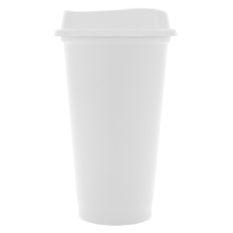 Изображение №1 | Стакан с крышкой Color Cap White, белый