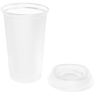 Изображение №2 | Стакан с крышкой Color Cap White, белый