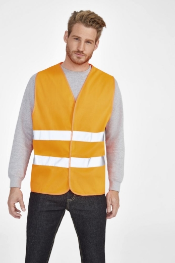 Изображение №4 | Жилет светоотражающий Secure Pro оранжевый неон, размер 10/14 лет