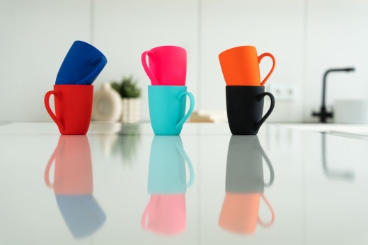 Изображение №3 | Кружка Good Morning с покрытием софт-тач, бирюзовая