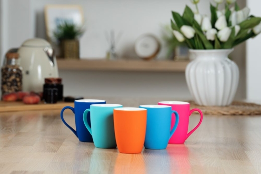 Изображение №4 | Кружка Good Morning с покрытием софт-тач, бирюзовая