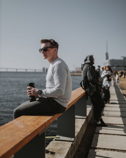 Изображение №5 | Термостакан Tumbler 470, вакуумный, черный