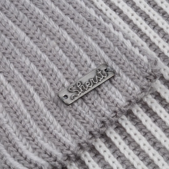 Изображение №3 | Шапка Nobilis, белая с серым