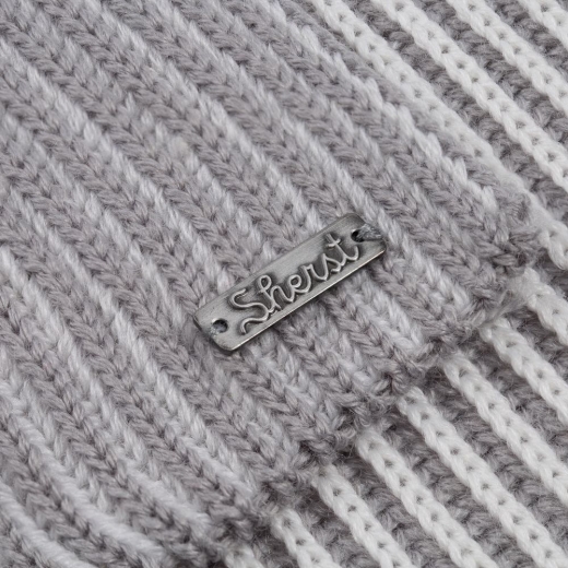 Изображение №3 | Шапка Nobilis, белая с серым