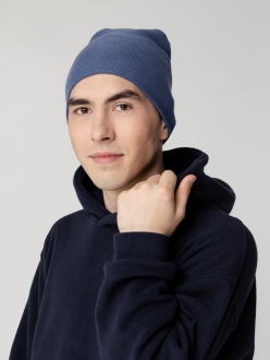 Изображение №4 | Шапка Hey, синяя (черника)