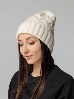 Изображение №5 | Шапка Loren, молочно-белая (ванильная)