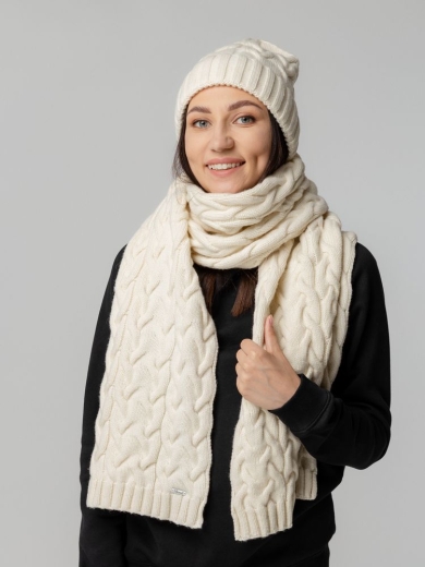 Изображение №6 | Шапка Loren, молочно-белая (ванильная)