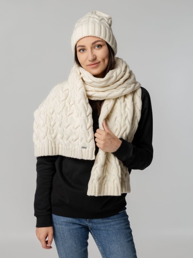 Изображение №7 | Шарф Loren, молочно-белый (ванильный)