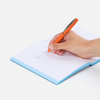 Изображение №4 | Ручка шариковая Bolt Soft Touch, оранжевая