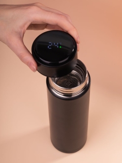 Изображение №13 | Смарт-бутылка с заменяемой батарейкой Long Therm, черная